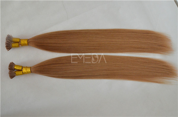 Double drawn remy hair prebonded hair extensions in UK ZJ0068